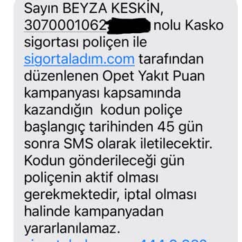 Sigortaladım.com Yakıt Çekini Vermiyor