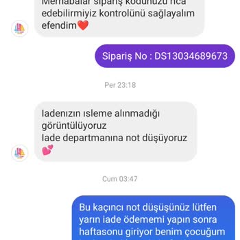 Little Honey Bunnies İade Sürecinde Yaşanan Mağduriyet