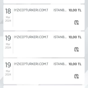 iyzico Kredi Kartı Ekstremdeki Şüpheli İşlemler