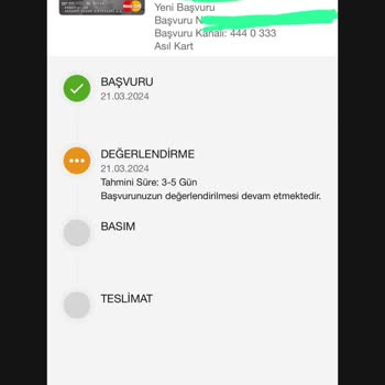 Garanti BBVA Kart Değerlendirmesi Oldukça Uzun