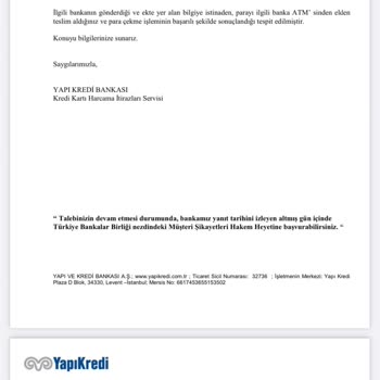 Yapı Kredi Bankası Büyük Hayal Kırıklığı