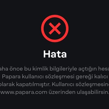 P***a Hesap Açmama Sorunu