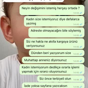 Modanın Işıltısı İade İsterken Engellendim