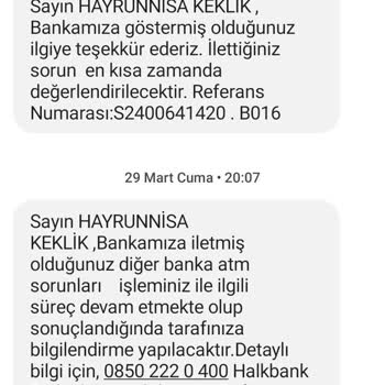 Halkbank Ve VakıfBank ATM İade Mağduriyeti