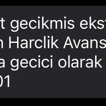 Ziraat Bankası Harçlık Avansım Kapandı