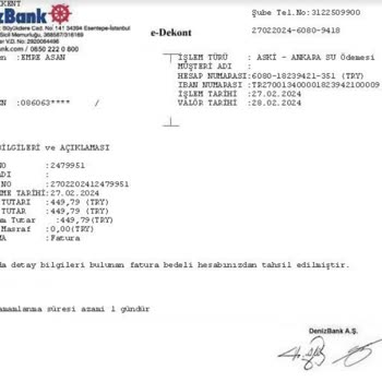 Denizbank'ın Otomatik Ödeme İptal Edememe Sorunu