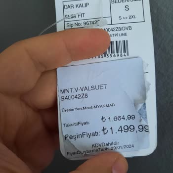 LCW Yanıltıcı Etiket Fiyatı