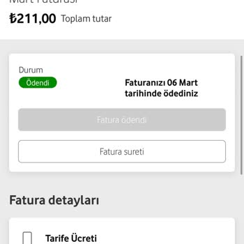 Vodafone'un Usulsüz Zamları