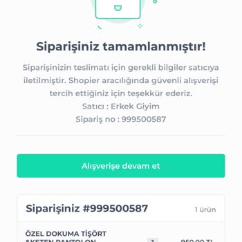 Shopier Para İadesi Yapılmasını İstiyorum
