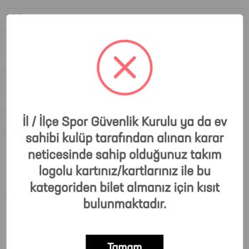 Passolig Kısıt Bulunmaktadır Diyor Nasıl Bilet Alacağım?