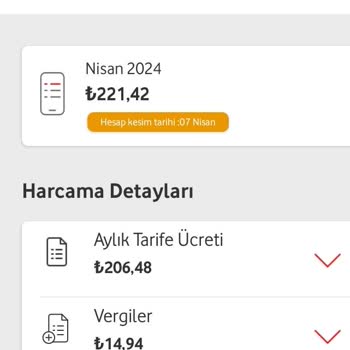 Vodafone Faturalı Hat Fiyat Şikayeti