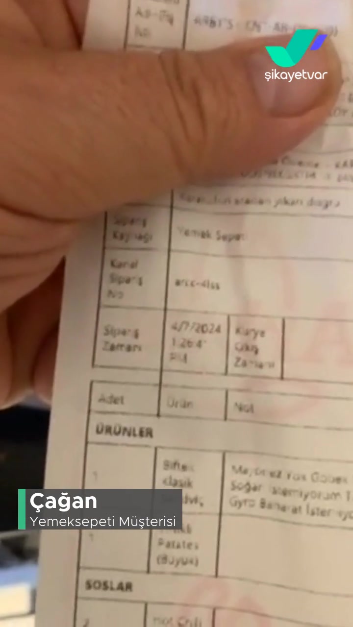 Yemeksepeti Yalan Söyleyerek Çözüm Bulunmaz videonun kapak resmi