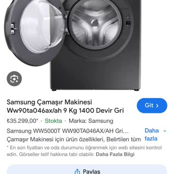 Samsung Çamaşır Makinesinin Bitmeyen Arızası.