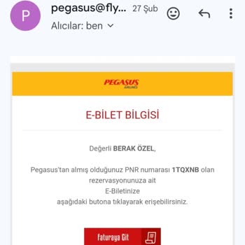 Pegasus Uçak Bilet İptali