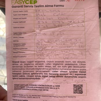 Easy Cep Çalışanlarının İhmali