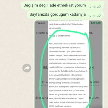 Tuba Mutioğlu İade Kabul Etmeyip Değişime De Kargo Bedeli İstiyor