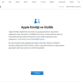 Apple Kimliği Oluşturamıyorum Yardımcı Olur Musunuz