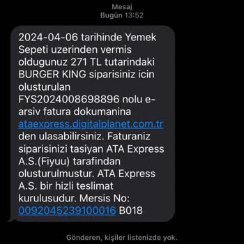 Yemeksepeti Ve Burger Ki