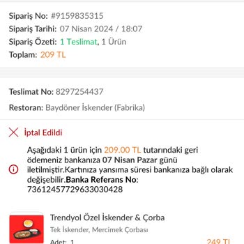 Baydöner Ramazan Ayında İftara Yetişmeyen Sipariş!