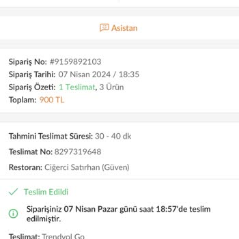 Trendyol GO Kuryesi Yemeğimi Benzinliğinin Çimenine Bırakıp Gitmiş