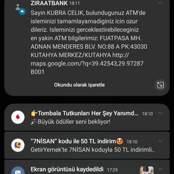 Ziraat Bankası Bankamatiğe Para Kaptırdım