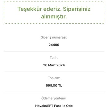 Sonconcept Ürünüm Teslim Edilmedi