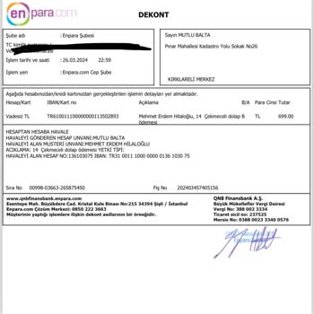 Sonconcept Ürünüm Teslim Edilmedi