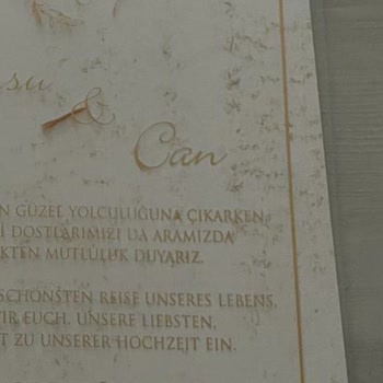 Nikahsekerimercan (Instagram) Düğün Davetiyesi Siparişi Ve Kalite Sorunları
