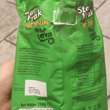 Star Krak BİM'den Mısır Çerezi