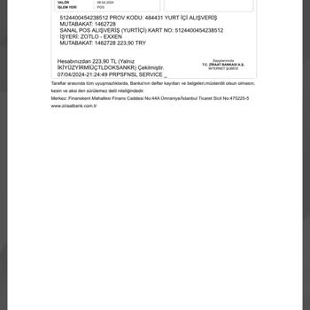 Exxen Otomatik Ödeme Alındı Kartımdan