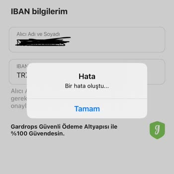 Gardrops'ta Bakiye Hesaba Aktarılmıyor