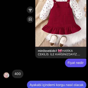 Minilovekids1 Beklenen Elbise Yerine Farklı Ürün Gönderildi