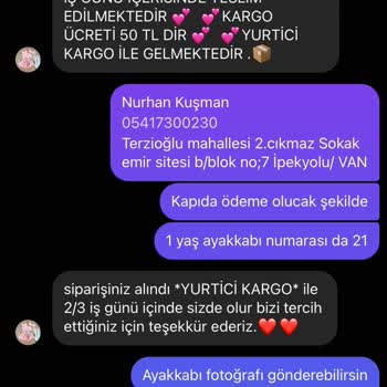 Minilovekids1 Beklenen Elbise Yerine Farklı Ürün Gönderildi
