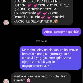 Minilovekids1 Beklenen Elbise Yerine Farklı Ürün Gönderildi