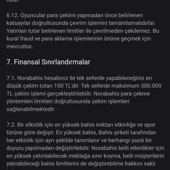 Norabahis Tarafından Kazancımın Silinmesi