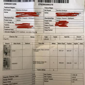 Hassa Butik (https://www.hassamoda.com) Para İademi Yapmıyor