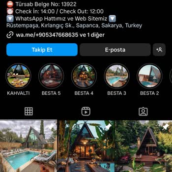 Sapanca Soner Bungalov Öyle Bir Adres Ve Yer Yok