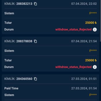 Yorkbet Ödememi Yapmıyor. Para Çekmede Sorun Yaşıyorum.