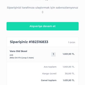 Shopier Sneakersonline Kargo Sorunu