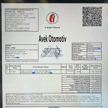 Avek Otomotiv Servis Verilen Söz Tutulmadı
