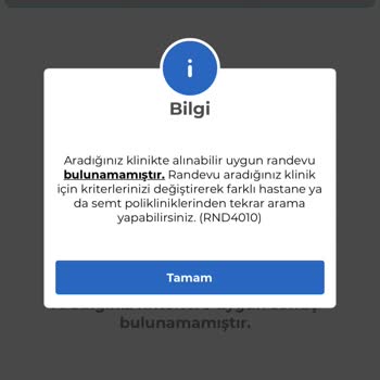 Sağlık Bakanlığı 4 Aydır Cildiye Bölümünden Randevu Alamıyorum!