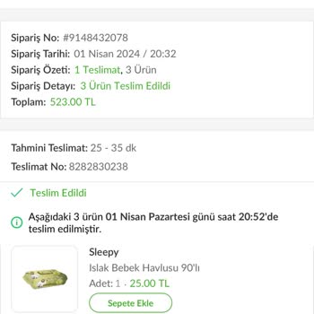 Sleepy Bebek Bezi Sahte Satan Trendyol Ve Tedi Market