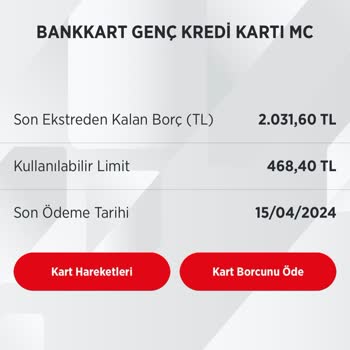 Ziraat Bankası Bankkart Genç Bakiye Karmaşası