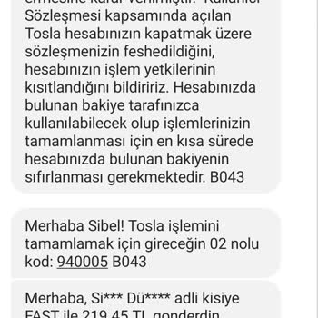 Tosla Durduk Yere Hesabımı Kapattı İçeride Bakiyem Kaldı!