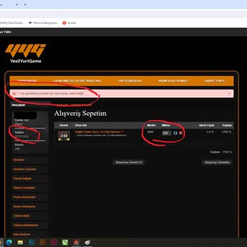 Yeşilyurtgame Bakiye Nakit Talebim Onaylanmadı Ve Stok Sorunu
