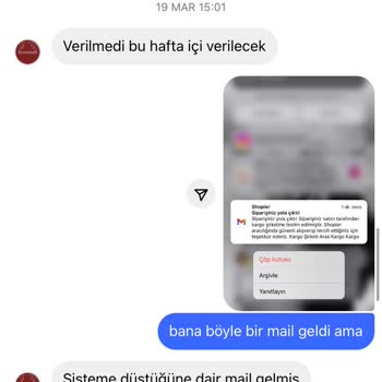 Elen İstanbul Siparişim Teslim Edilmedi