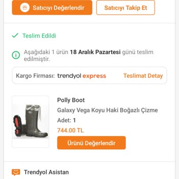 Polly Boot Çizme 3ay Demedi Su Geçiriyor