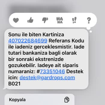 Gardırop İade Şikayeti