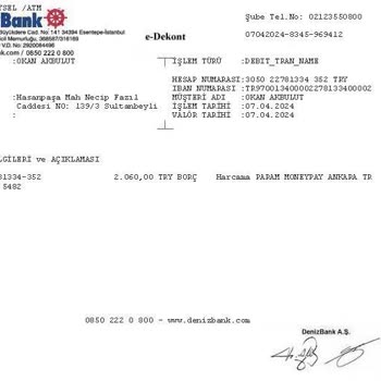 Param Hesabımdan Fazla Ücret Çekim Yapıldı