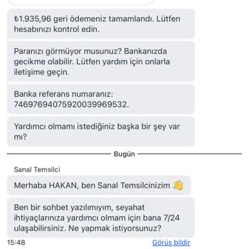 Hotels.com Para İadesi Yapmıyor.